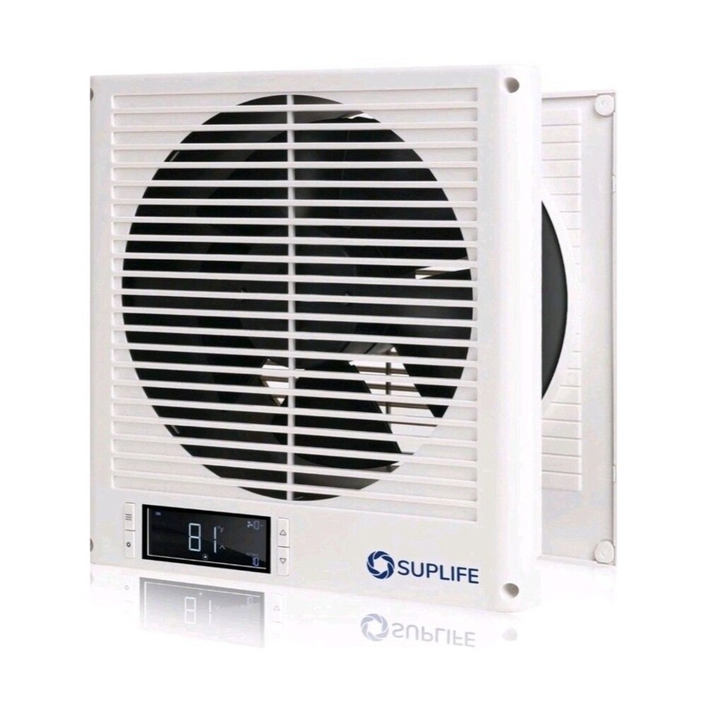 SUPLIFE 8" Room to Room Air Transfer Fan for Quietly Circulating Air,Reversible